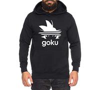 Adi Goku - Sweat à Capuche pour Homme Son Ruffy Luffy Naruto Saitama One Dragon Master Goku Ball Vegeta Turtle Roshi Piece Golds DB, Farbe2:Noir, Größe2:Large