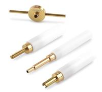 Adibbo Kit d'outils de réparation pour S.T. Dupont Briquet Ligne 2, outil complet de démontage de la vanne pour vanne de remplissage, vanne de régulation de flamme et vanne de régulation