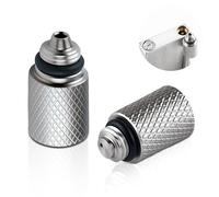 Adibbo Lot de 2 adaptateurs de recharge de gaz pour briquet S.T. Dupont Ligne 2 (modèles standard et classiques), Gatsby et Ligne 1, petit, adaptateur de recharge de gaz pour briquet standard