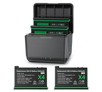Adicop Insta 360 X4 Batterie et Chargeur, 2 PCS 2500 mAh Batteries avec Chargeur compatibles avec la Caméra Insta 360X4