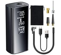 Adicop Mini Compresseur à Air Portatif 9900mAh Gonfleur Pneus Voiture sans Fils Batterie Externe (2in1),150PSI LCD Portable Pompe A Velo Electrique pour Voiture,Velo, Moto,Balle