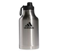 adidas 2 Liter (62 oz) Metal Water Bottle, Hot/Cold Double-Walled Insulated 18/8 Stainless Steel Accessoire, Acier Inoxydable/Noir, Taille Unique Mixte