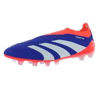 Adidas 24 crampons de football Elite Low Firm Ground, Lucid Blue Footwear White Solar Red, 39 1/3 EU