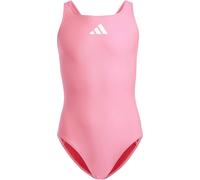 Adidas 3 Bar Swim Suit Junior Rose/Blanc 11-12 ans Female