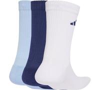 Adidas 3-Pack Crew Socks Adults Barre Bleue/Blanche M 6.5-8 Unisex