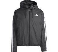 Adidas 3 Stripe Essential Hooded Jacket Mens Noir L Male