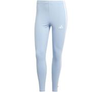 Adidas Femme Essentials 3-Stripes Cotton Leggings, Glow Blue/White, M