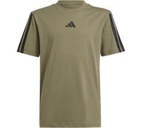 Adidas 3 Stripe Essentials T-Shirt Junior Olive Strata 13 ans Unisex