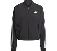 Adidas 3-Stripe Woven Bomber Jacket Womens Noir/Blanc M (12-14) Female