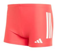 adidas - 3 Stripes Bold Boxer - Short de bain - 10 - semi lucid red / white