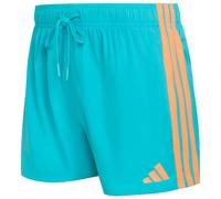 adidas - 3 Stripes Bold Short 3'' - Short de bain - XXL - lucid cyan / lucid orange