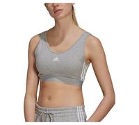Adidas 3 Stripes Crop Sports Top Gris XS Femme