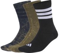 adidas 3-Stripes Cushioned Crew Stone Wash 3 pairs Chaussettes S Multicolore