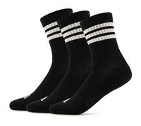 adidas - 3-Stripes Essential Concept Crew 3-Pack - Chaussettes multifonctions - EU 37-39 - black / white / white