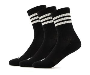 adidas - 3-Stripes Essential Concept Crew 3-Pack - Chaussettes multifonctions - EU 40-42 - black / white / white