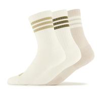 adidas - 3-Stripes Essential Concept Crew 3-Pack - Chaussettes multifonctions - EU 43-45 - white / wonder alumina / olive strata