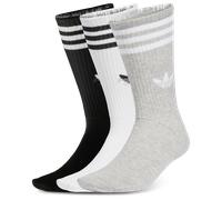 Adidas 3-stripes High Crew Socks 3 Pairs Unisexe - Chaussettes, Blanc - Taille 40-42 - Poly (Polyester) White 40-42