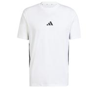 adidas - 3 Stripes Single Jersey Tee - T-shirt - S - white / black