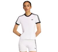 Adidas 3 Stripes Slim T-shirt Femme - T-Shirts, Blanc - Taille 38 - Jersey de coton White 38
