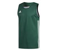 adidas 3G Speed Reversible Jersey T-Shirt Homme, Dark Green/White, L