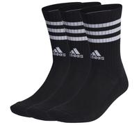 adidas - 3S Cushioned Sportswear Crew 3-Pack - Chaussettes multifonctions - EU 43-45 - black / white