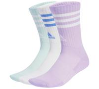 adidas - 3S Cushioned Sportswear Crew 3-Pack - Chaussettes multifonctions - Unisex S | EU 37-39 - powder plum / white / halo mint