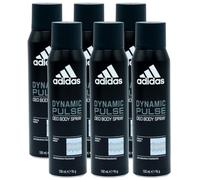 adidas 48H Lot de 6 déodorants en spray Parfum frais et boisé 150 ml