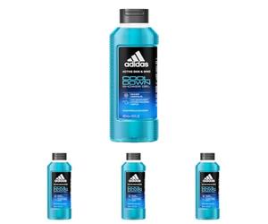 Adidas - Active Skin & Mind - Gel Douche Cool Down Homme 400 ML (Lot de 4)