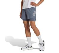 adidas adi365 2in1 Short de running Hommes - bleu gris, Taille L