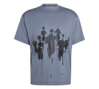 Adidas T-shirt Adi365 Aspyre fonctionnel graphique gris basalte/noir Unisexe Taille L