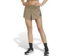 Adidas Short 2 en 1 Adi365 Formotion Iconic Running Khaki Six/Black Femme L