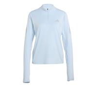 adidas T-shirt running ADI365 Iconic 1/2 zip Crystal Sky Taille L