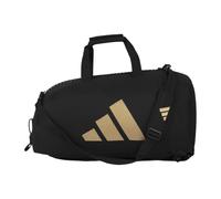 adidas ADIACC052B Sac de sport unisexe pour adulte 2 en 1 Noir/doré Taille M
