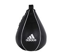 adidas - ADIBAC092, Poire de Vitesse en Cuir, Noir, 13 x 20 cm