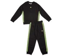 ADIDAS ORIGINALS Survêtement 'Crew Set' vert fluo / noir, Taille 104