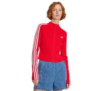 Adidas SLIM KNIT TRACKTOP women Track Jackets red taille: S