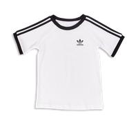 Adidas Adicolor 3stripes Shortsleeve Tee Bébé - T-Shirts, Blanc - Taille 63 - 68 CM - Jersey de coton White 63 - 68 CM