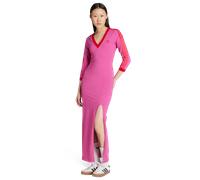 Adidas Adicolor Classics 3-stripes Maxi Dress Femme - Jupes, Rose - Taille 34 - Jersey de coton Pink 34