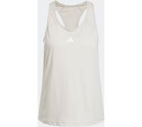 adidas adidas Beige Train Essentials Minimal Branding Racerback Tank Vests