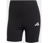 adidas adidas Black 3 Stripe Bike Shorts Black 24-26