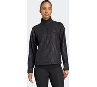 adidas adidas Black All-Over Print Polarfleece Half Zip Sweatshirt