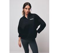 adidas adidas Black Essentials Linear Polo Sweatshirt Black 12-14