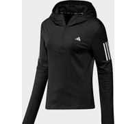 adidas adidas Black Own The Run Winbreaker Half Zip Top