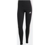 adidas adidas Black/Pink Essentials 3-Stripes Cotton Leggings