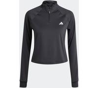 adidas adidas Black Train Essential Quarter Zip Sweatshirt