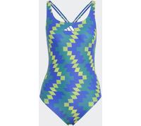 adidas adidas Blue All Over Print Swimsuit