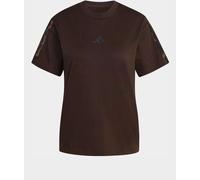 adidas adidas Brown All Over Pront 3-Stripe T-Shirt