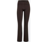 adidas adidas Dark Brown 3 Stripe Flare Cross Over Flare Leggings