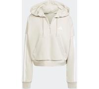 adidas adidas Essentials sweat à capuche à col zippé en French terry à 3rayures