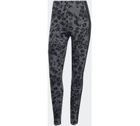 adidas adidas Natural Nude Animal Print 3-Stripes High Rise Cotton Leggings